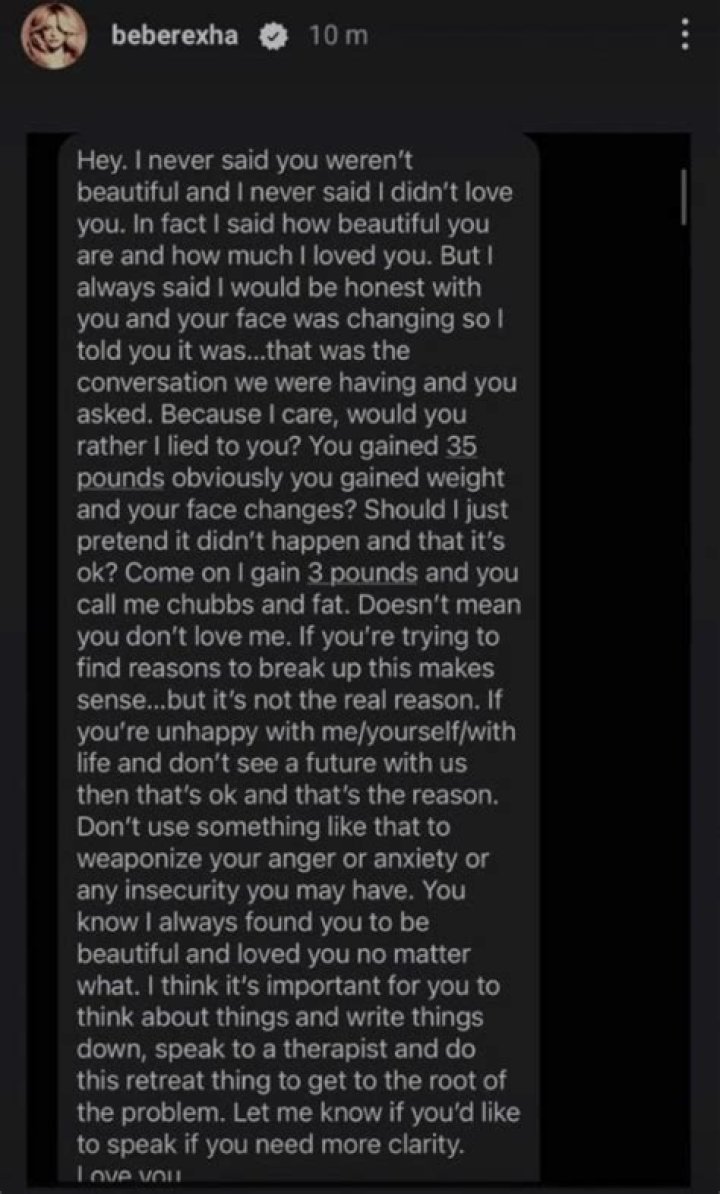 Bebe Rexha Shares Powerful Message Revealing Her Bipolar Diagnosis: ‘I’m Not Ashamed Anymore’