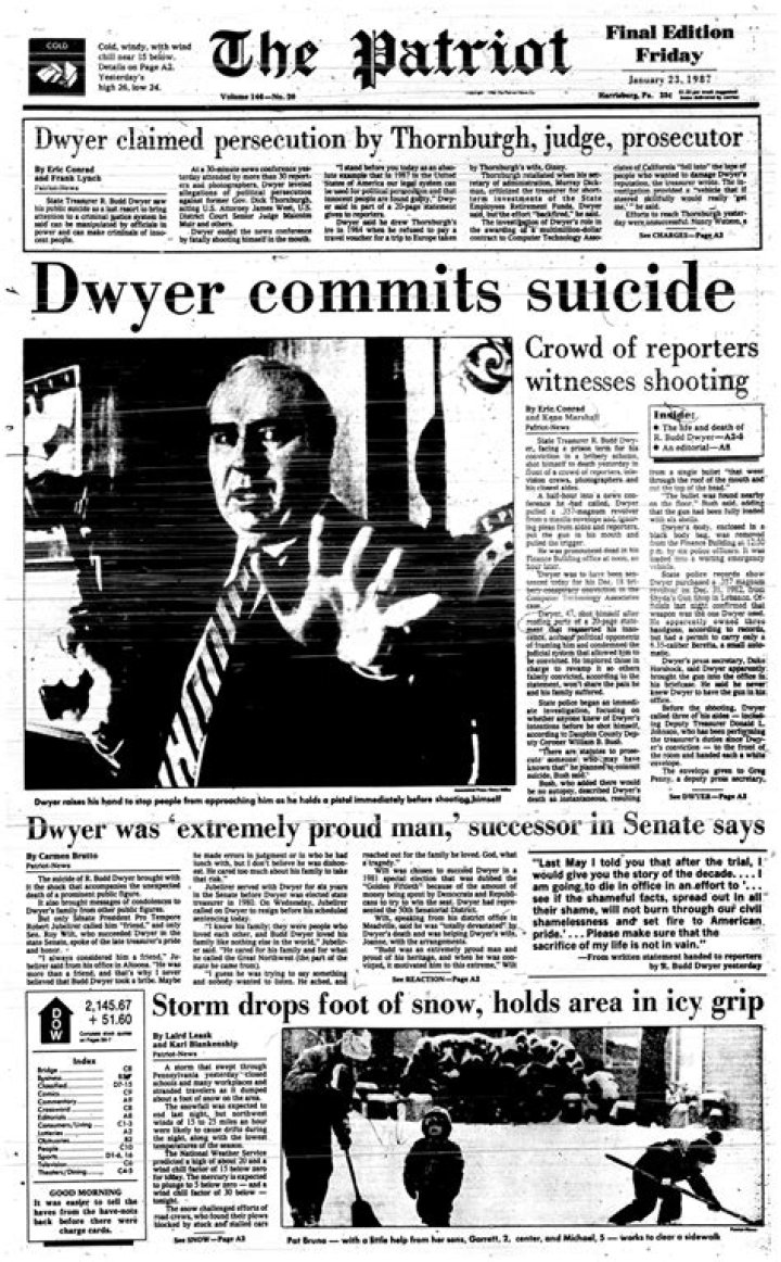 
Budd Dwyer Suicide Incident 