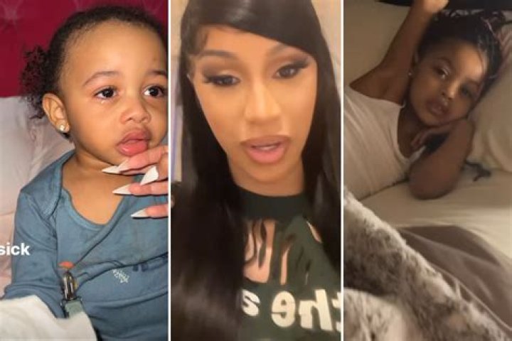 Cardi B Shares Emotional Posts As Daughter Kulture Fights Off Viral Infection