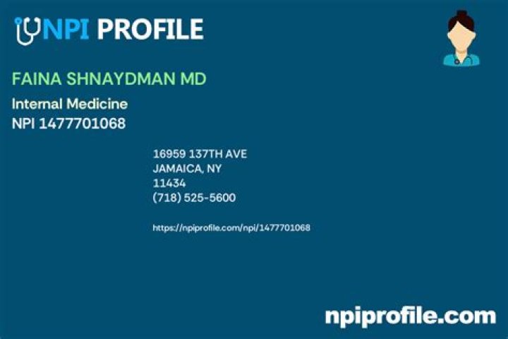 Dr. Faina Shnaydman, MD – Jamaica, NY