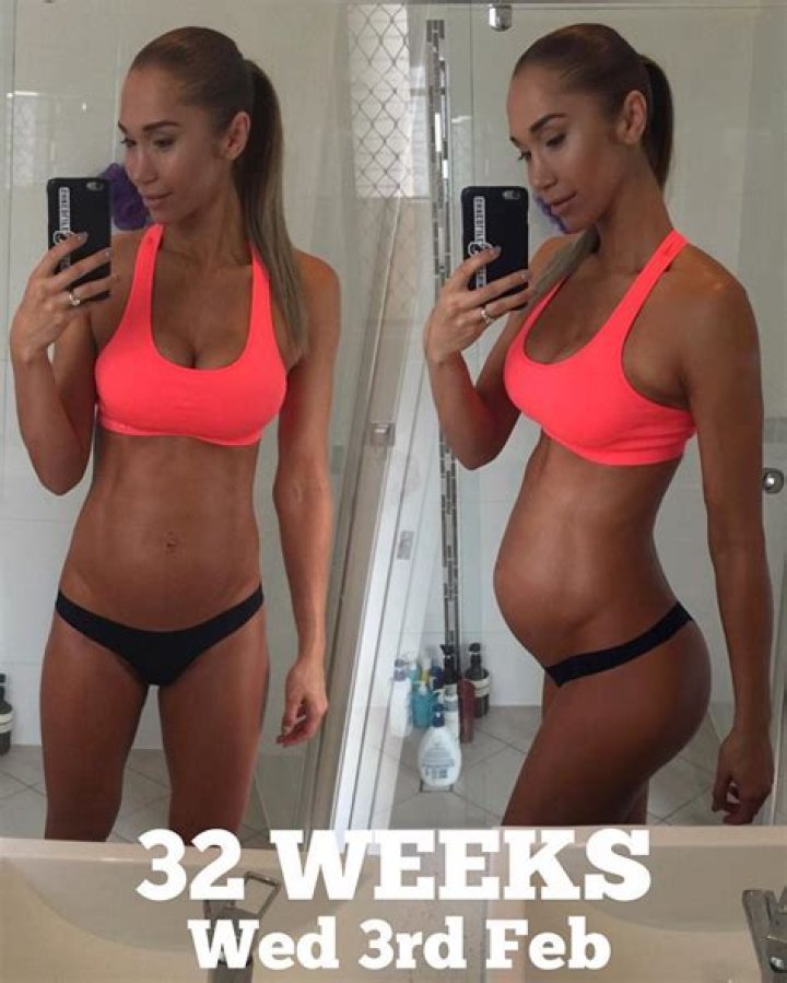 Fitness Model Chontel Duncan Shows Off Her Abs Just 12 Days Before She’s Due to Give Birth