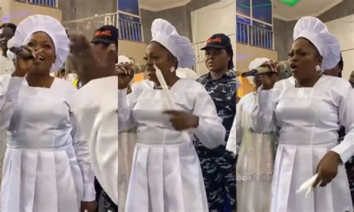 
Funke Akindele sheds light on her rare visit to Lagos Celestial church 