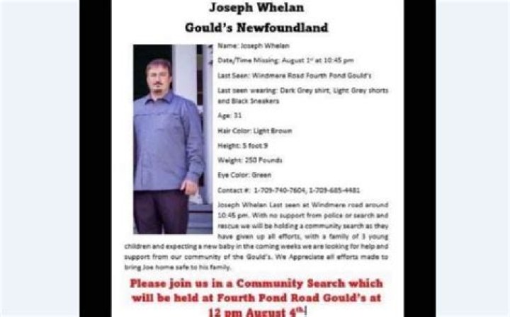 
Joe Whelan | Missing | Is He Found Yet 