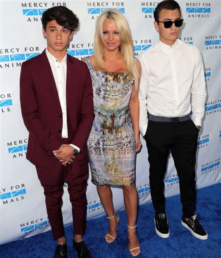 Pamela Anderson Walks the Red Carpet With Her Sons – See the Pic